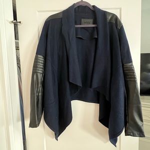 Blank NYC leather/wool jacket